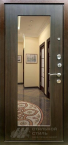 Дверь с зеркалом №50 с отделкой МДФ ПВХ - фото №2